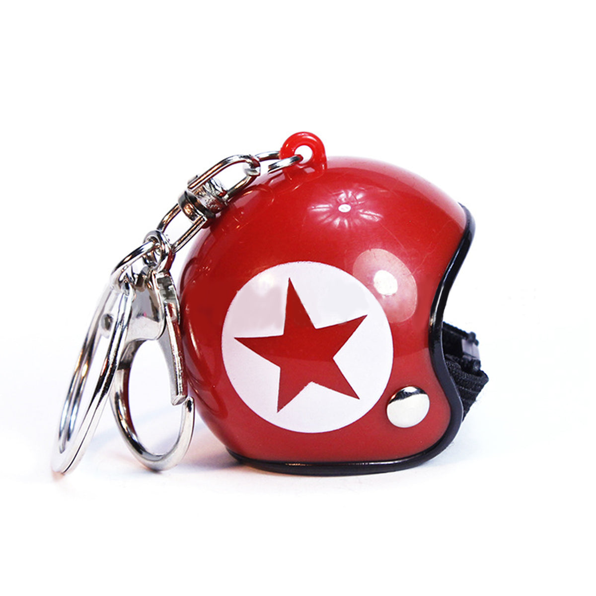 Custom Star Motorcycle Helmet Keychain Phone Pendant Bag Keyring Bag Pendant Charm Accessories