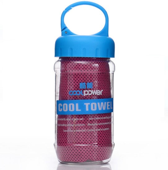 Cool Feeling Exercise Fitness Bucket Towel