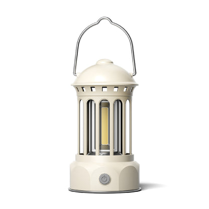 Rechargeable LED Light Camping Lantern Retro Design Portable Waterproof Outdoor Tent Bulb