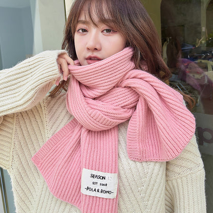 67" Winter Thicker Cable Knitted Scarf Wrap Chunky Long Warm Scarf