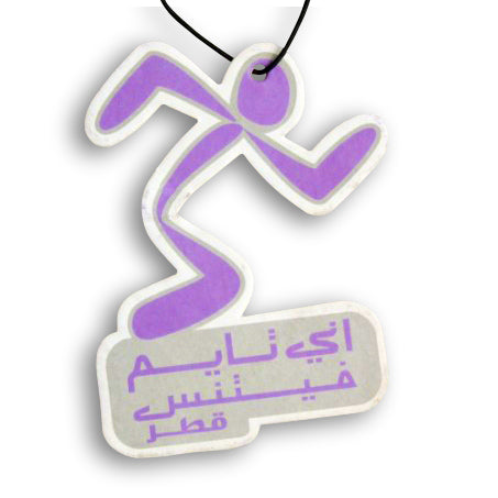 Running Man Shaped Air Freshener