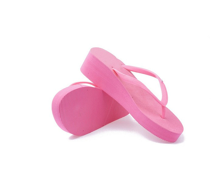 Lady's Thick-Heeled Flip Flop/Slipper