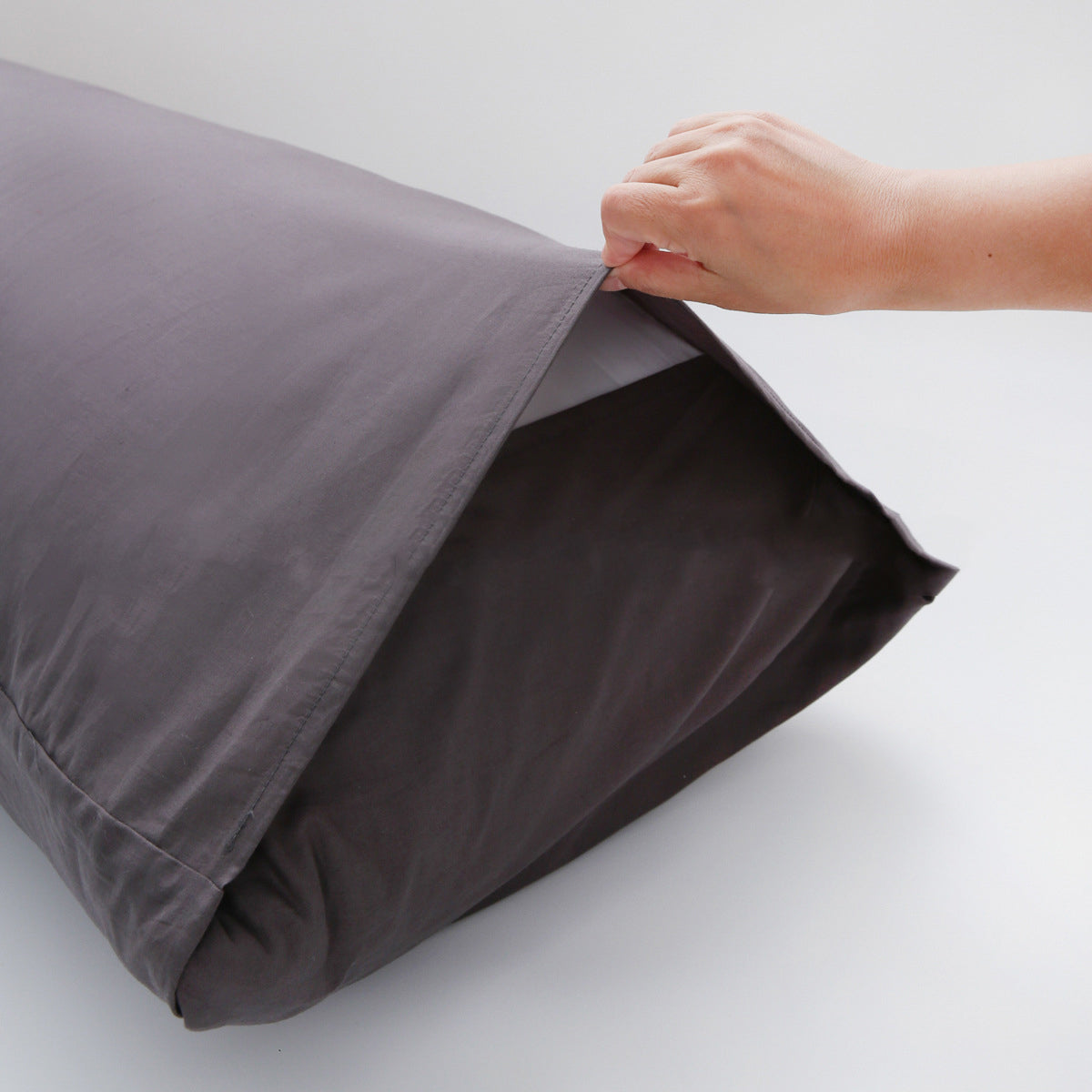20 x 54" Premium Square Cotton Throw Pillowcase Body Size Pillow Cover - Envelope Closure