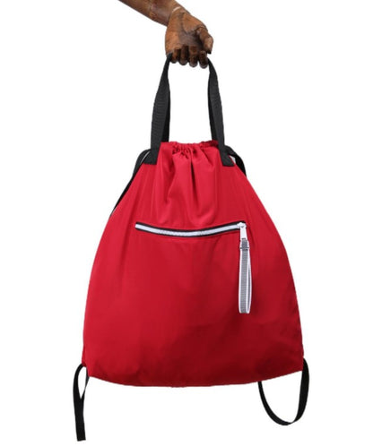 Double Shoulder Drawstring Beam Bag