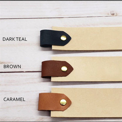 PU Leather Bookmark Classic Stitched Bookmark Page Markers Reading Gifts