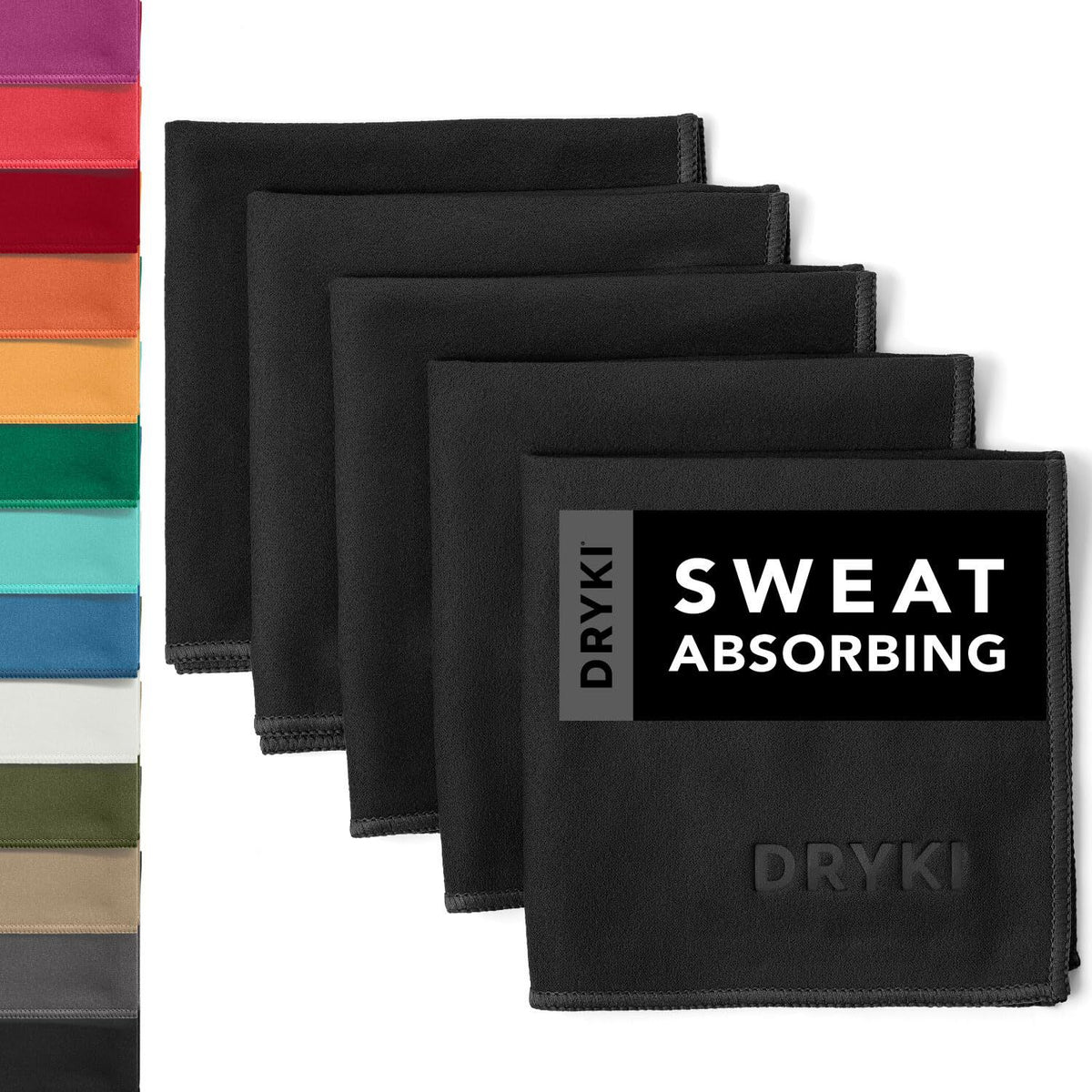 10" x 10" Ultra-Light Microfiber Sport Towel & Fast-Drying Fitness Towel Gym Towel - Debossed