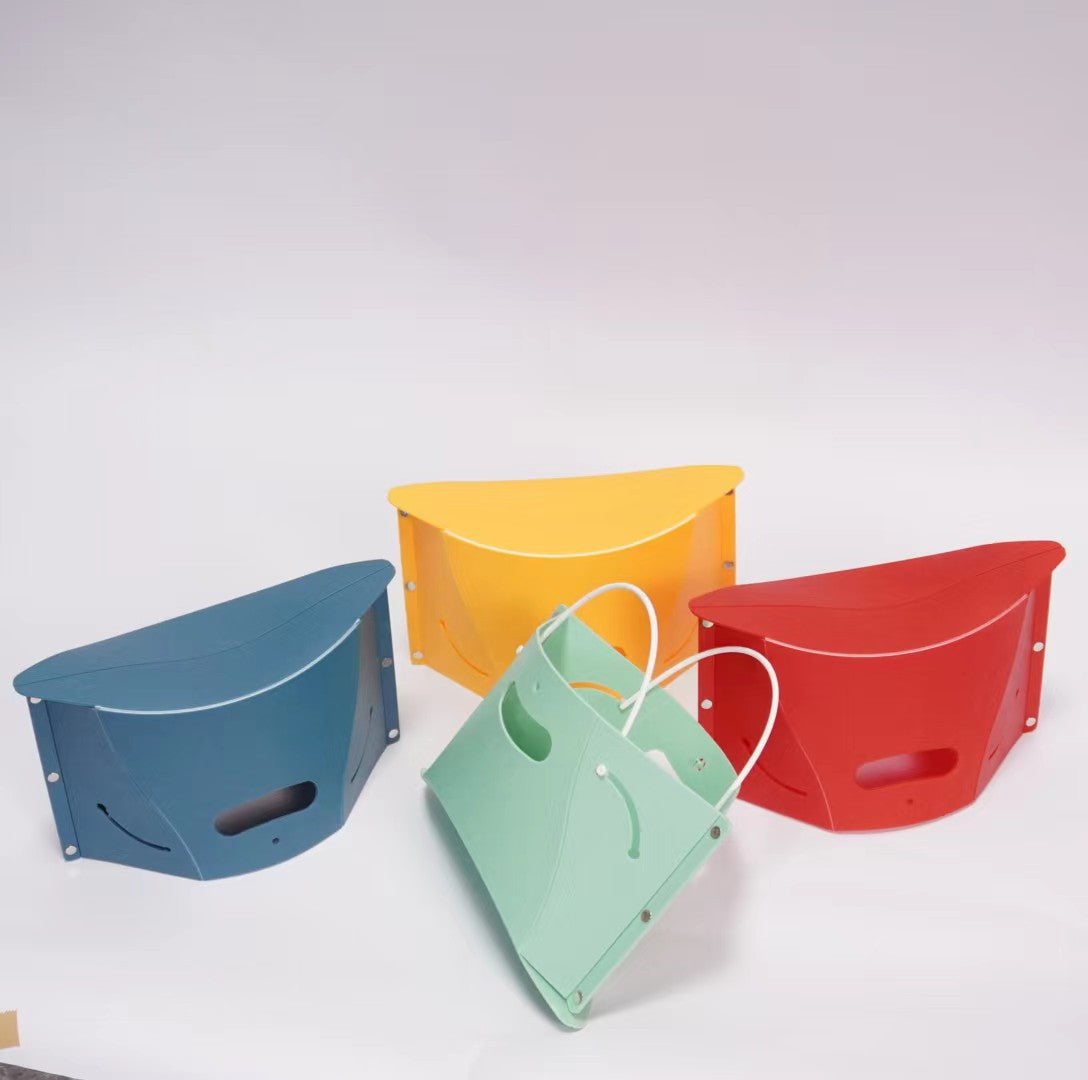 Multi Functional Outdoor Folding Plastic Stool Small Size