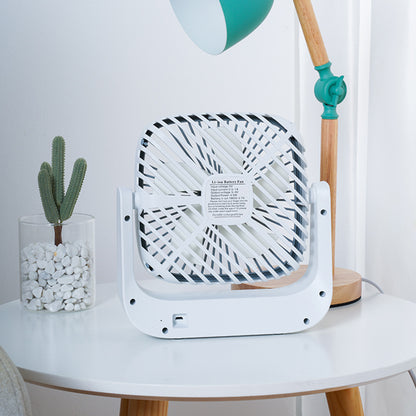 Portable Rechargeable Desktop Mini Table Handheld Fan-Size S
