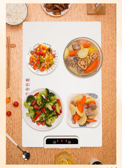 Silicone Heating Mat Food Warming Mat, Electric Warming Tray for Buffets & Parties
