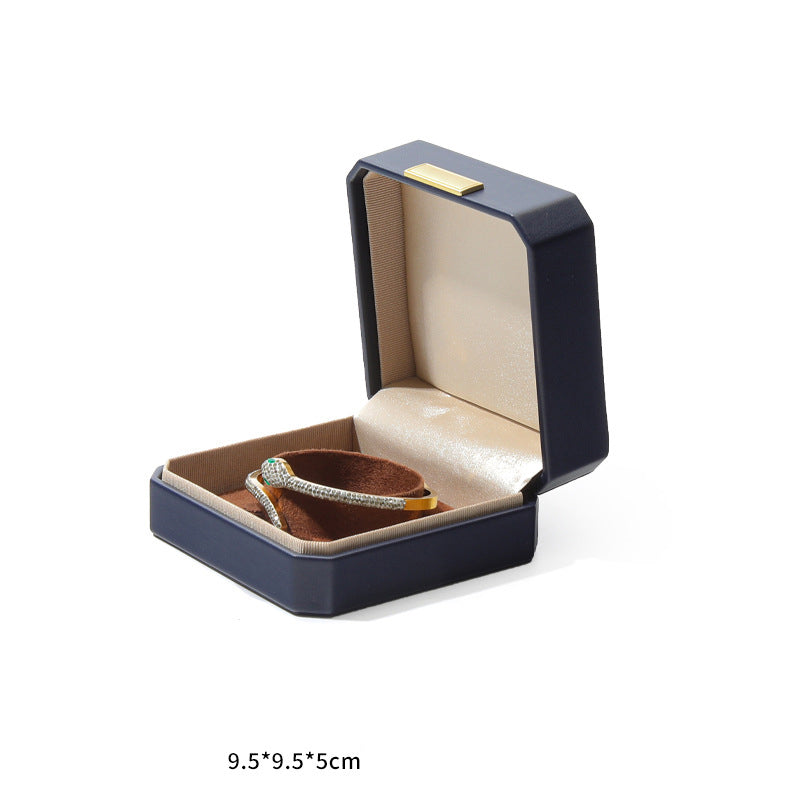 Octagonal Jewelry Boxes PU Leather Bracelet Boxes Gift Boxes Jewelry Case for Bracelet