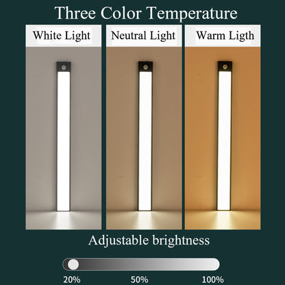 7.9" L Magnetic Rechargeable Under Cabinet Lighting Motion Sensor Closet Lights