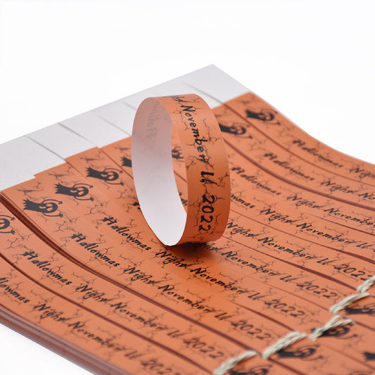Halloween Paper Wristband for Theme Park