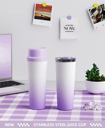 Portable Blender Stainless Steel Cup Electric USB Juicer Blender For Shakes Smoothies And Juice