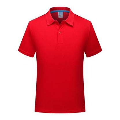Men's 6 oz. Regular-fit Short-Sleeve Polyester Lapel Polo Shirt