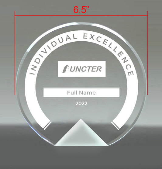 6.5'' K9 Crystal Trophies