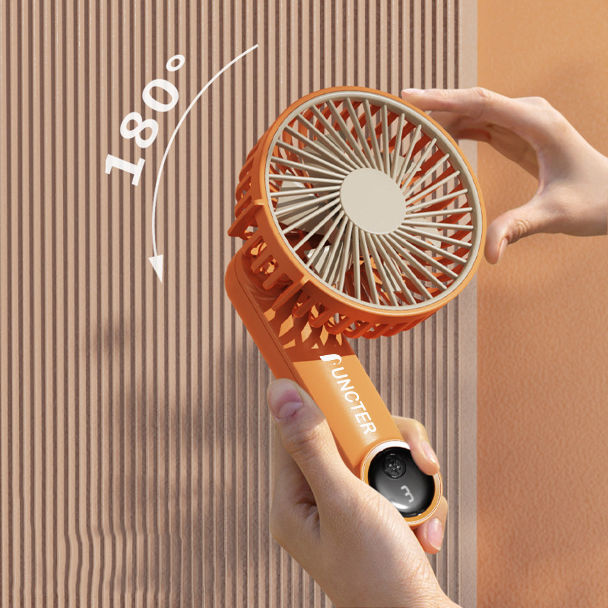 Desk Fan Portable Fan 3 Speed Adjustment w/ LED Display Screen