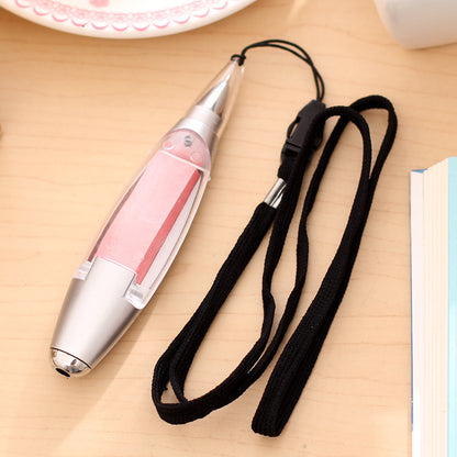 Multi-Function Capacitive Pen with LED Flashlight Writing Pens Hanging rope note paper