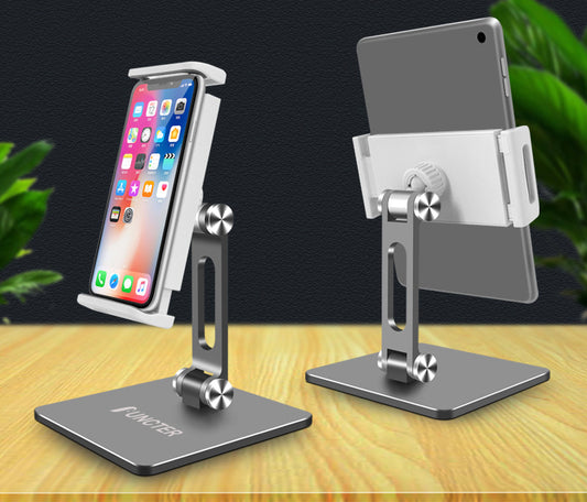 Retractable All-Purpose Desktop Cell Phone Tablet Stand Holder