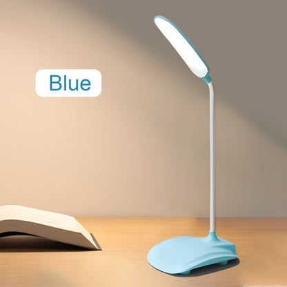 3 Level Brightness Adjustable USB LED Desk Lamp w/USB Charger