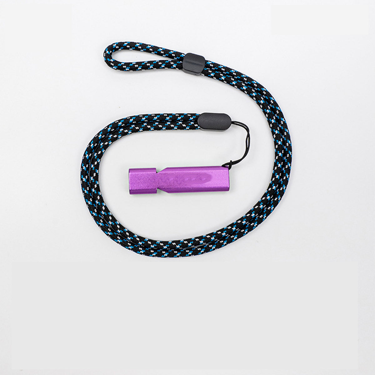 Lanyard Aluminum Alloy Whistle Emergency Survival Whistle W/ Lanyard