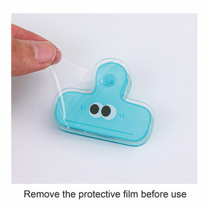 Transparent Chip Shaped Acrylic Album Memo Clip Bag Binder Sealing Clip Food Bag Clamp - Two Sides