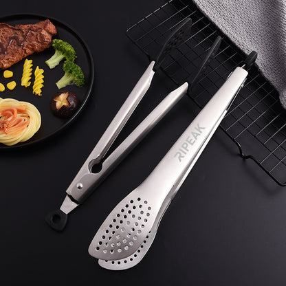 12" 304 Stainless Steel Food Tongs Barbeque Cooking Kitchen Tongs