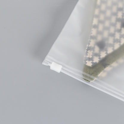 5.9 x 7.9" Matte Frosted Storage Bag Waterproof Zip-Lock Seal Storage Bag Makeup Packing Pouch