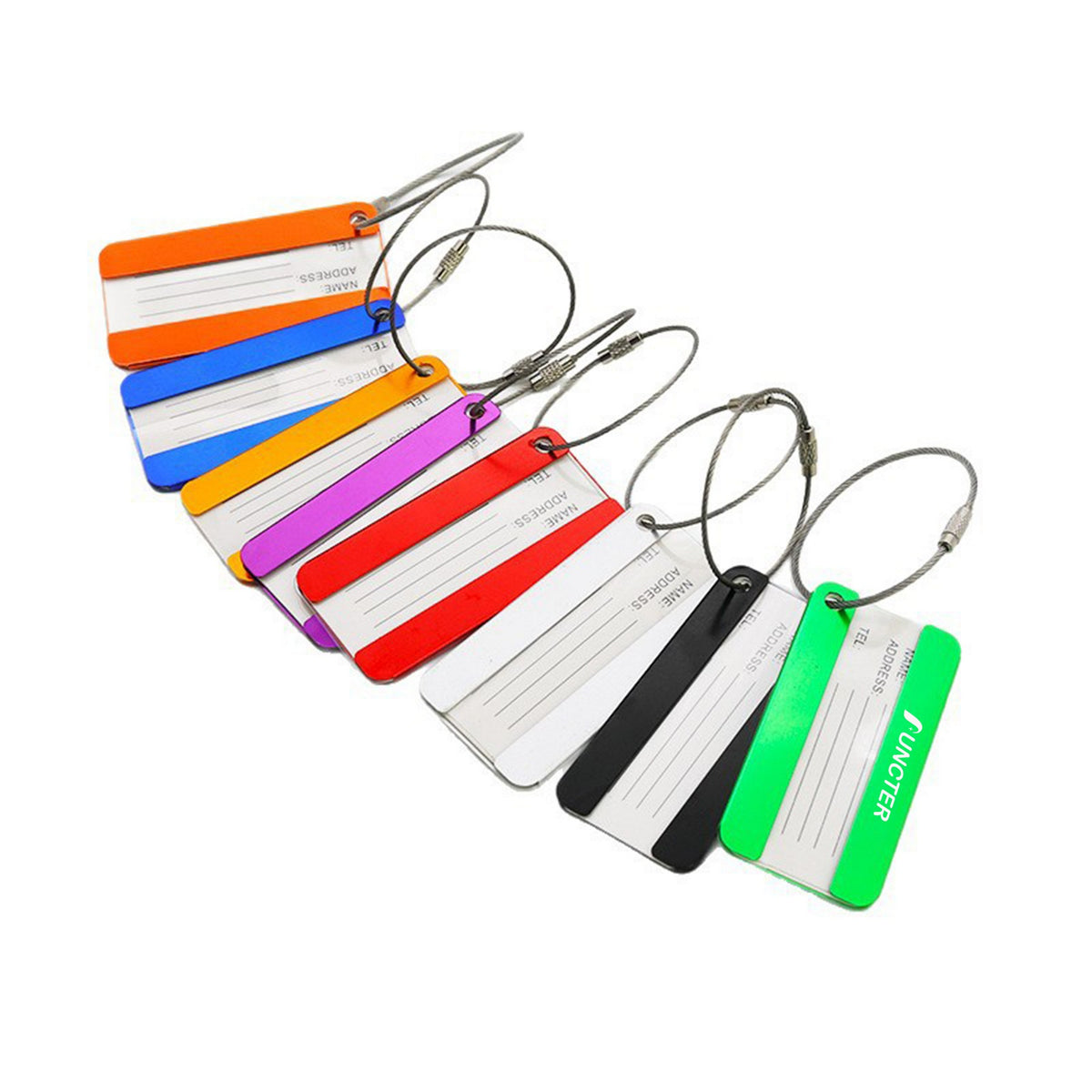 Aluminium Alloy Luggage Tag Baggage Identifier Tag