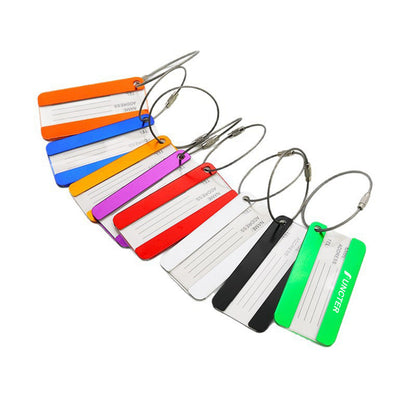 Aluminium Alloy Luggage Tag Baggage Identifier Tag