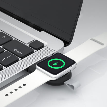 Magnetic Wireless Watch Charger Wireless Charging Pad Travel Charger-Screen Printed