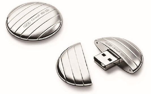 4 GB Circle Metal Flash Drive