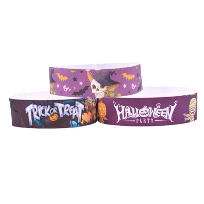 Halloween Paper Wristband for Theme Park