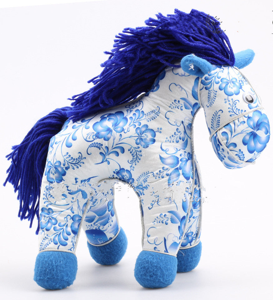 10" Big Stuffed Toy Horse