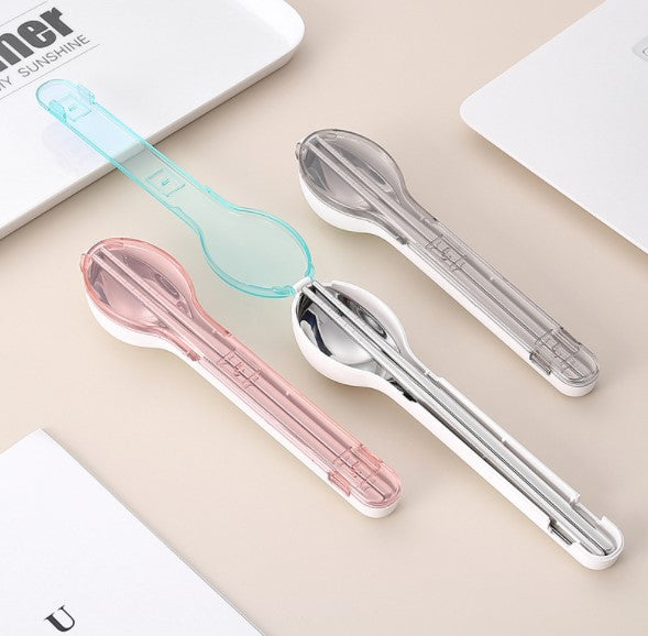 Portable 304 Stainless Steel Tableware Set