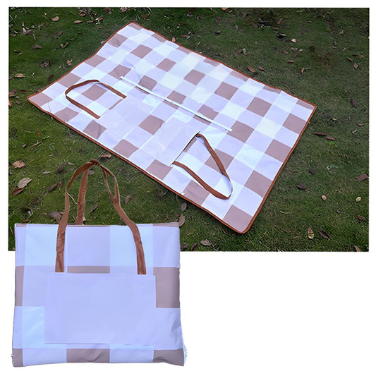 2" 1 Custom Tote Bag Picnic Beach Mat 59 x 59"