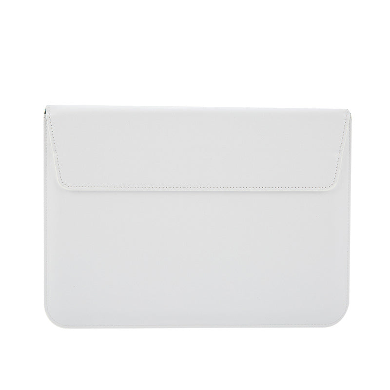 15" PU Leather Laptop Bag Foldable Stand With Magnetic Closure