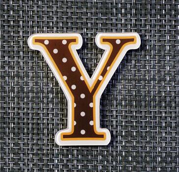 Magnet Alphabet Y Shape