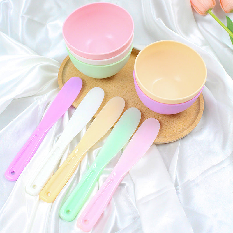 White, Light Yellow, Peach Pink, Lemon Green, Purple