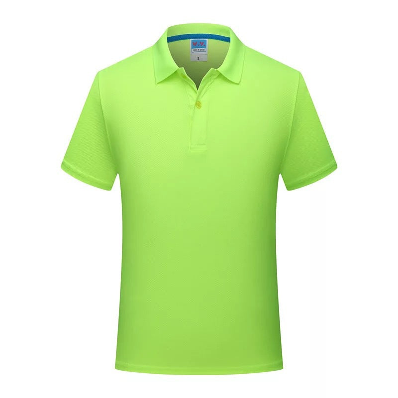 Men's 6 oz. Regular-fit Short-Sleeve Polyester Lapel Polo Shirt