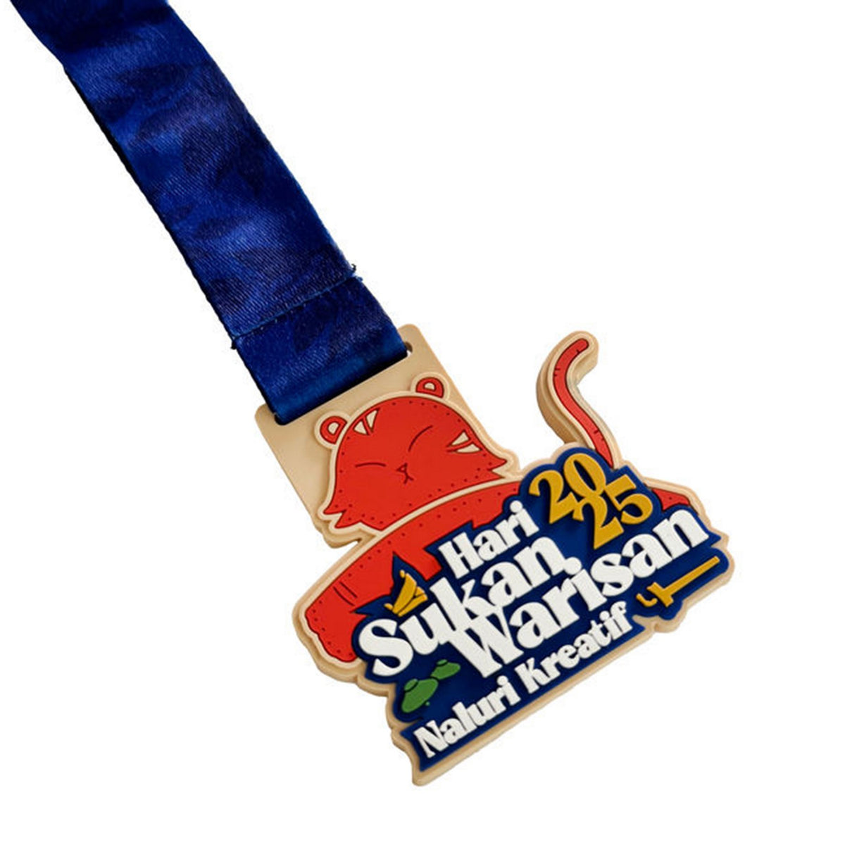 Custom 3D Embossed PVC Winner Medal Championship Medal