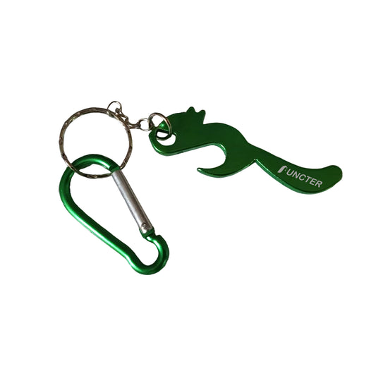Squirrel Aluminum Beer Bottle Opener Key Chain With Hiking Buckle