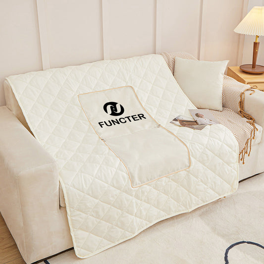2-in-1 Travel Pillow Blanket – Compact&Convertible