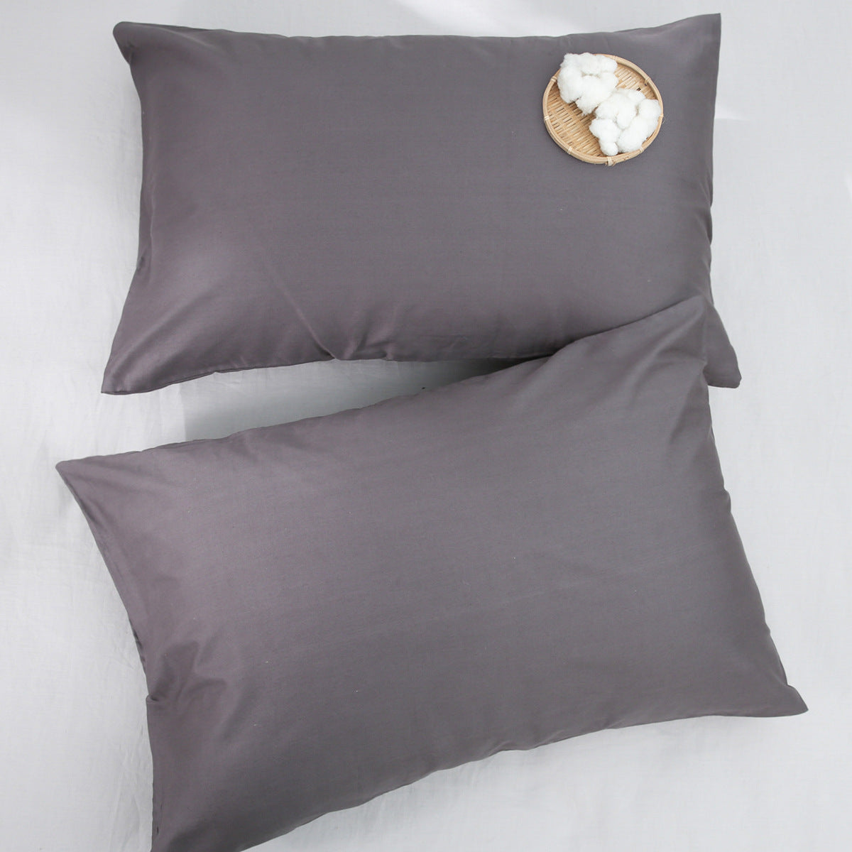 20 x 26" Embroidery Premium Square Cotton Throw Pillowcase With Hidden Zipper