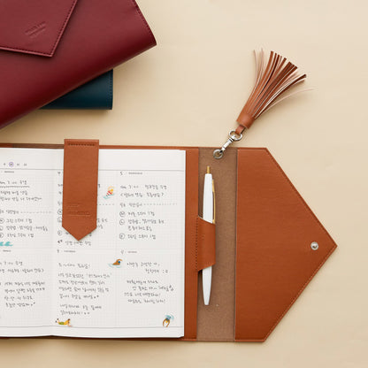 PU Leather Bookmark Classic Stitched Bookmark Page Markers Reading Gifts