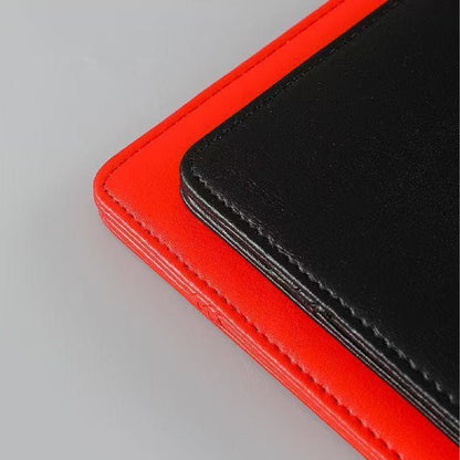 A4 Size PU Leather Signature Folder PU Cover Writing Board Rounded Corner Folder for Business