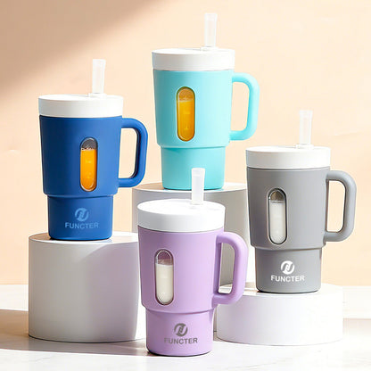7 Oz/210ml Baby Training Cup Food-Grade Silicone Sippy Cup