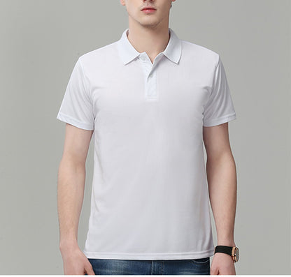 Men's 6 oz. Regular-fit Short-Sleeve Polyester Lapel Polo Shirt