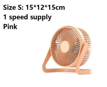 5" Plug-in Desk Fan USB Fan Speed Adjustable Fan(Size S)