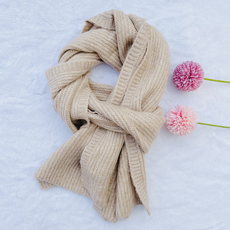 67" Winter Thicker Cable Knitted Scarf Wrap Chunky Long Warm Scarf