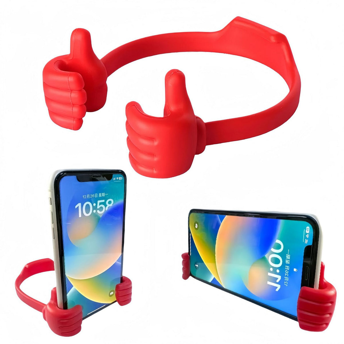 Thumbs Up Cell Phone Holder Adjustable Tablet Stand Portable Desktop